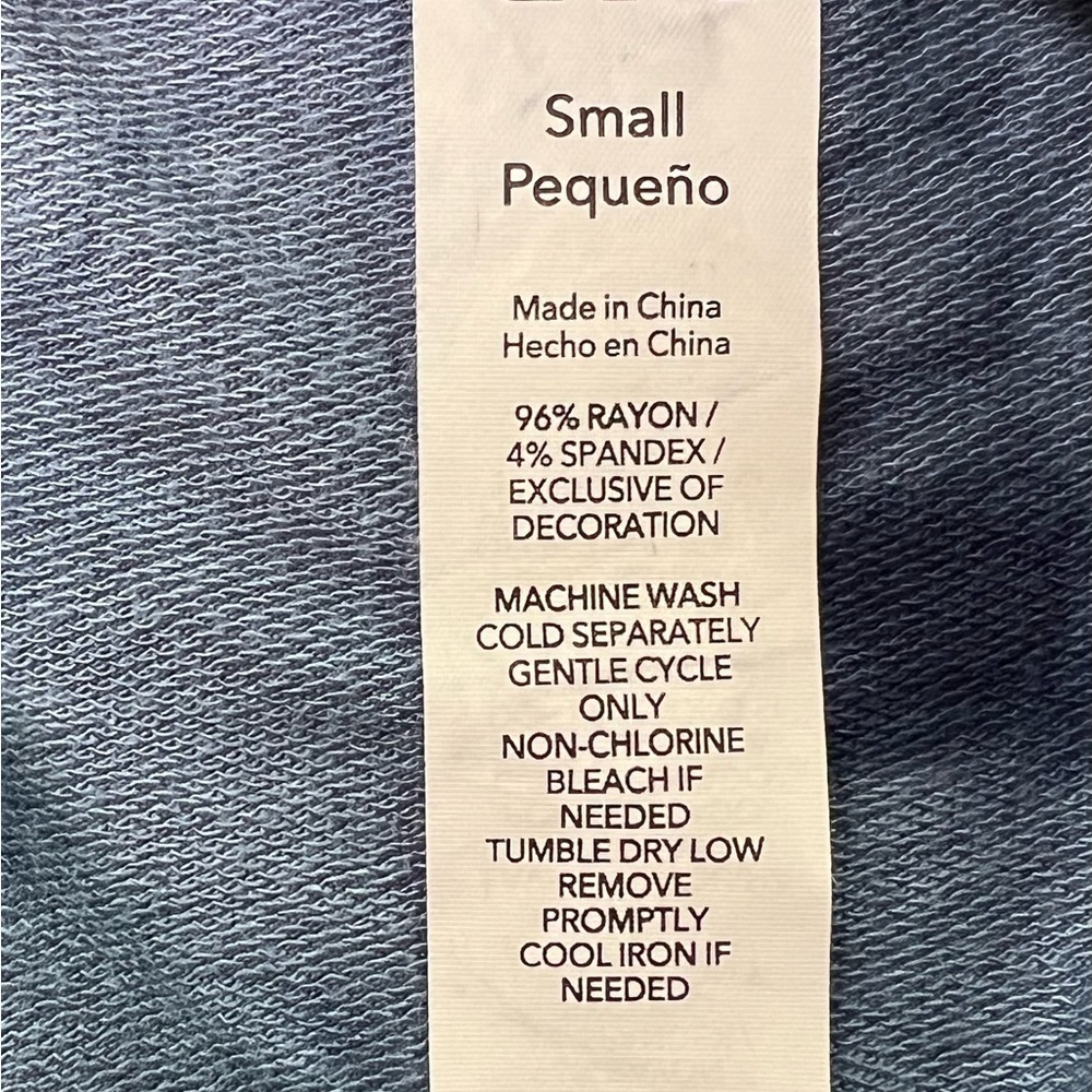 WOMEN’S French Terry Sweatshirt-S - Picture 8 of 9